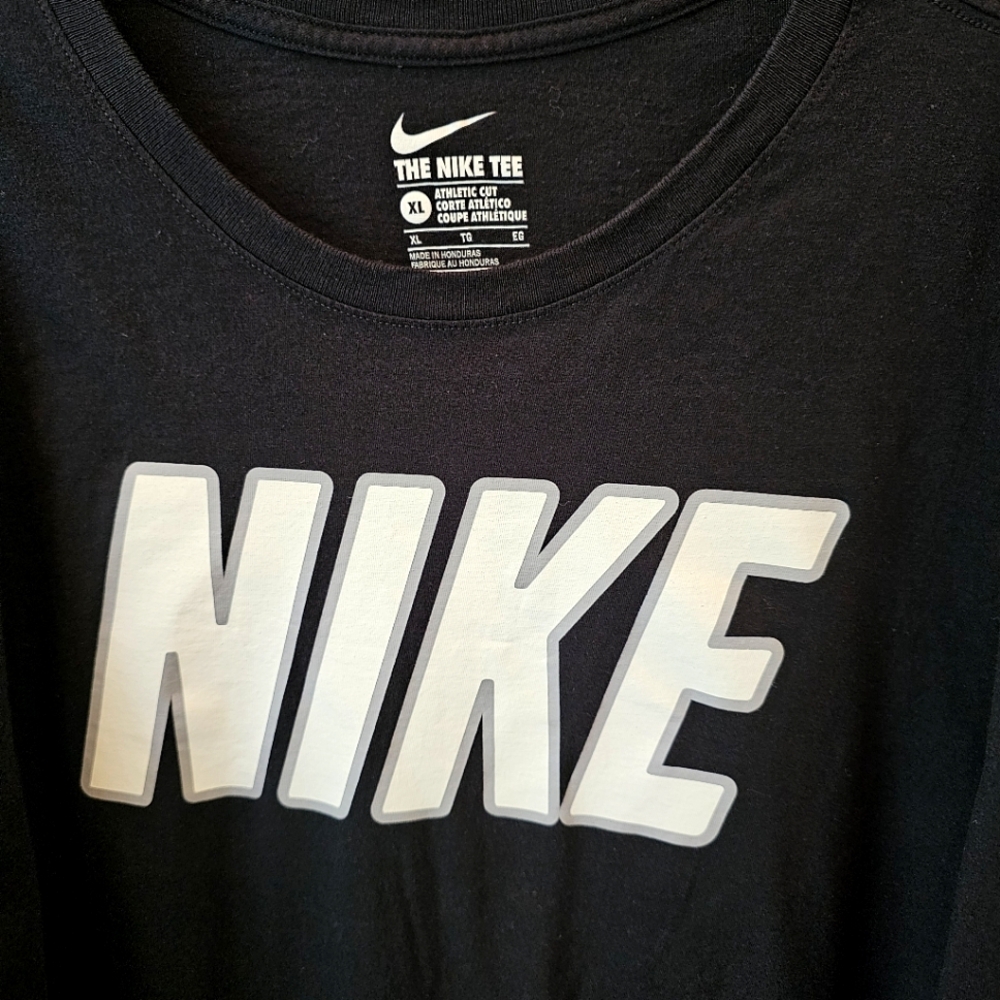 Nike Men's College Black Long Sleeve Tee Sz XL